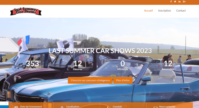 accueil du site Last Summer Car Show